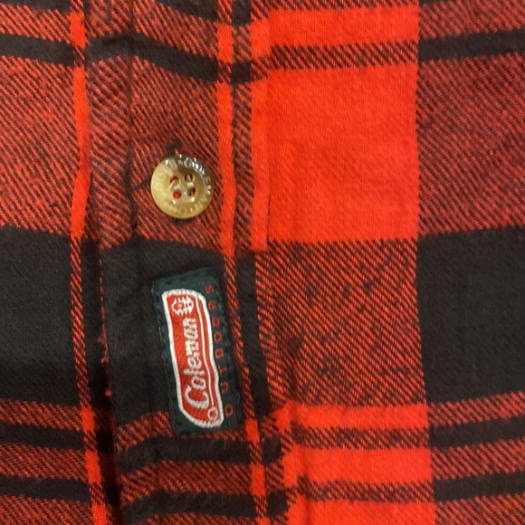 Vintage Coleman red buffalo flannel - Picture 5 of 8